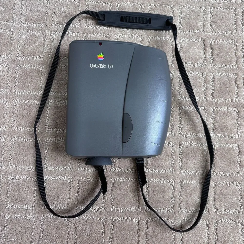 Apple QuickTake 150 Digital Camera w/Box Accessories & AC Adapter Tested Working